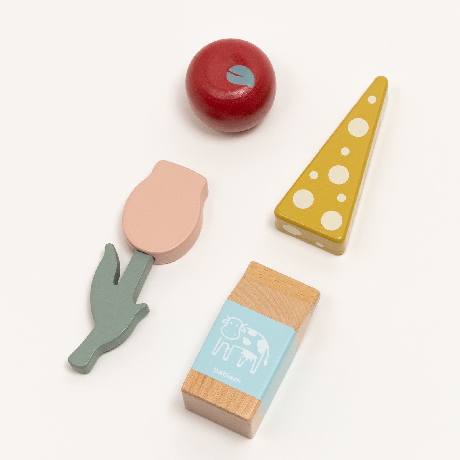 Loopwagen Oliver | Houten winkelwagen met accessoires