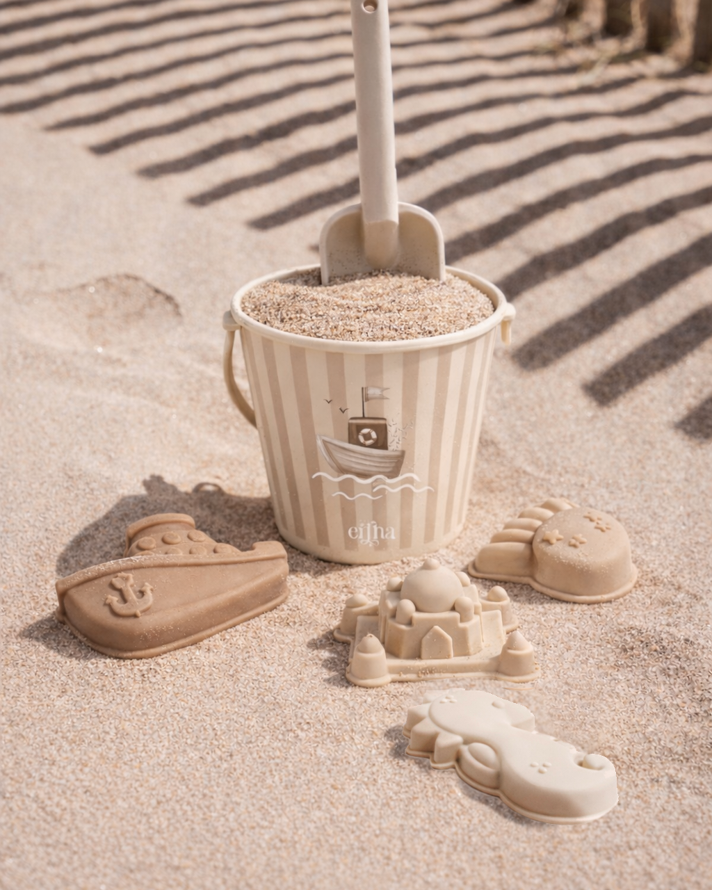 Silicone bucket and scoop - Beach set