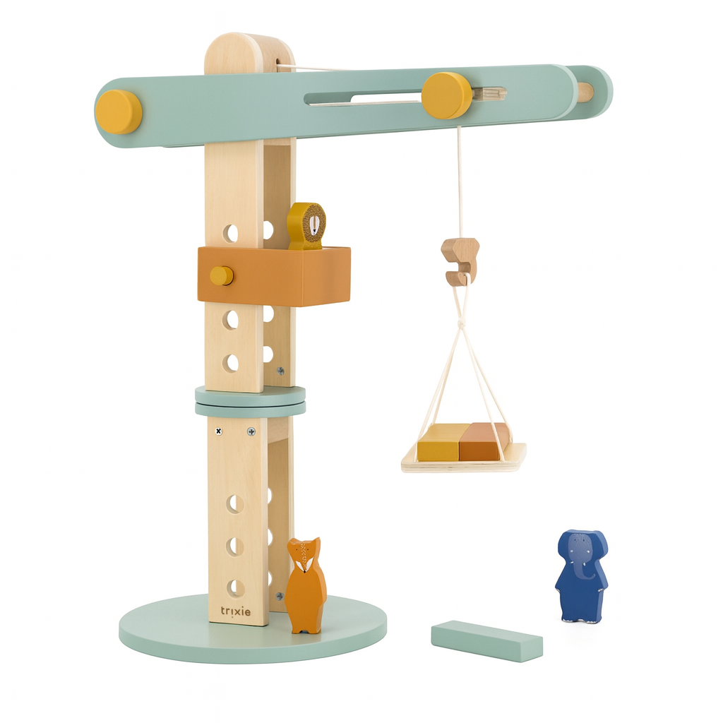 Wooden - Construction crane