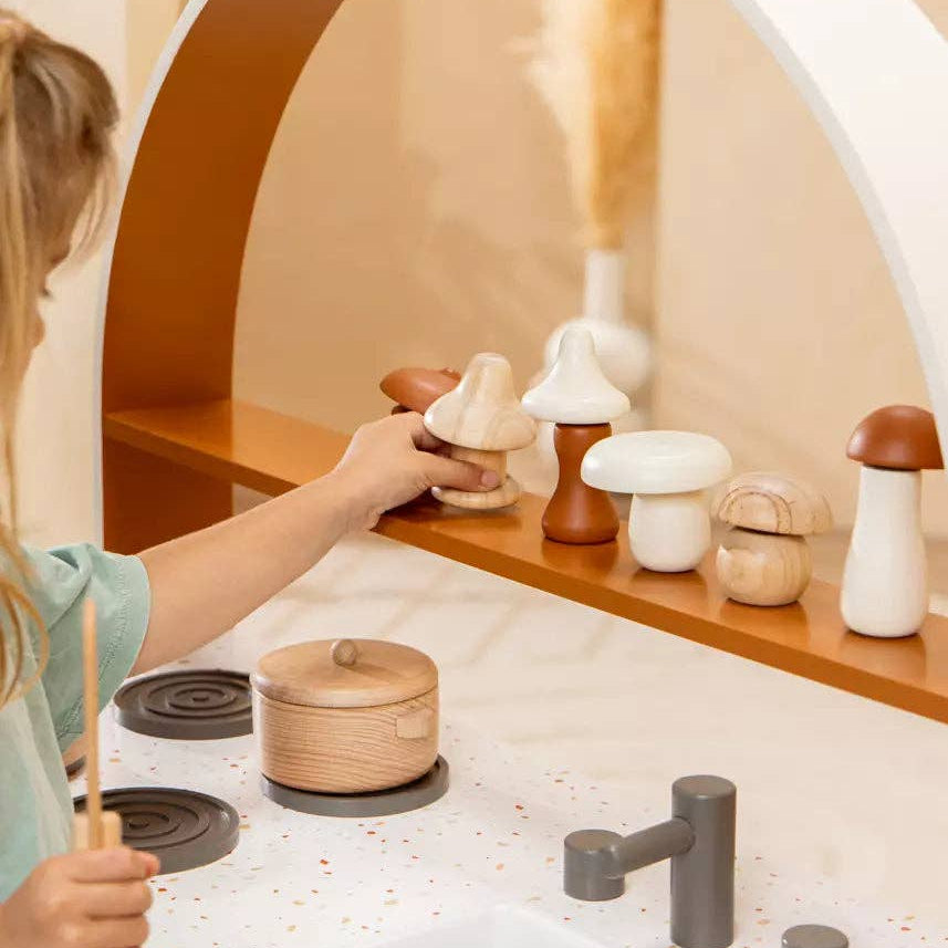 Wooden Terrazzo Toys - Children's Kitchen
