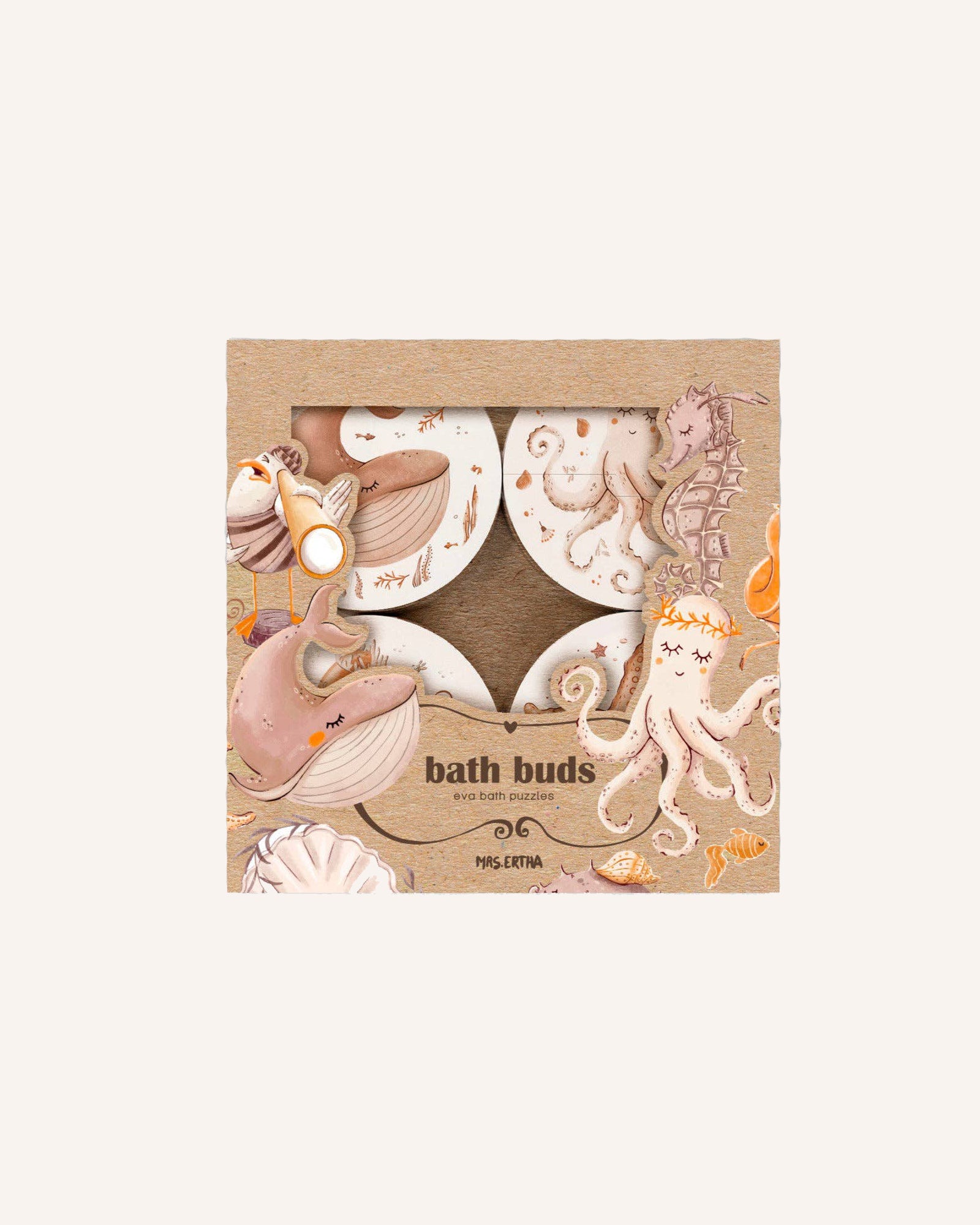 Floating sea creatures - Bath puzzle