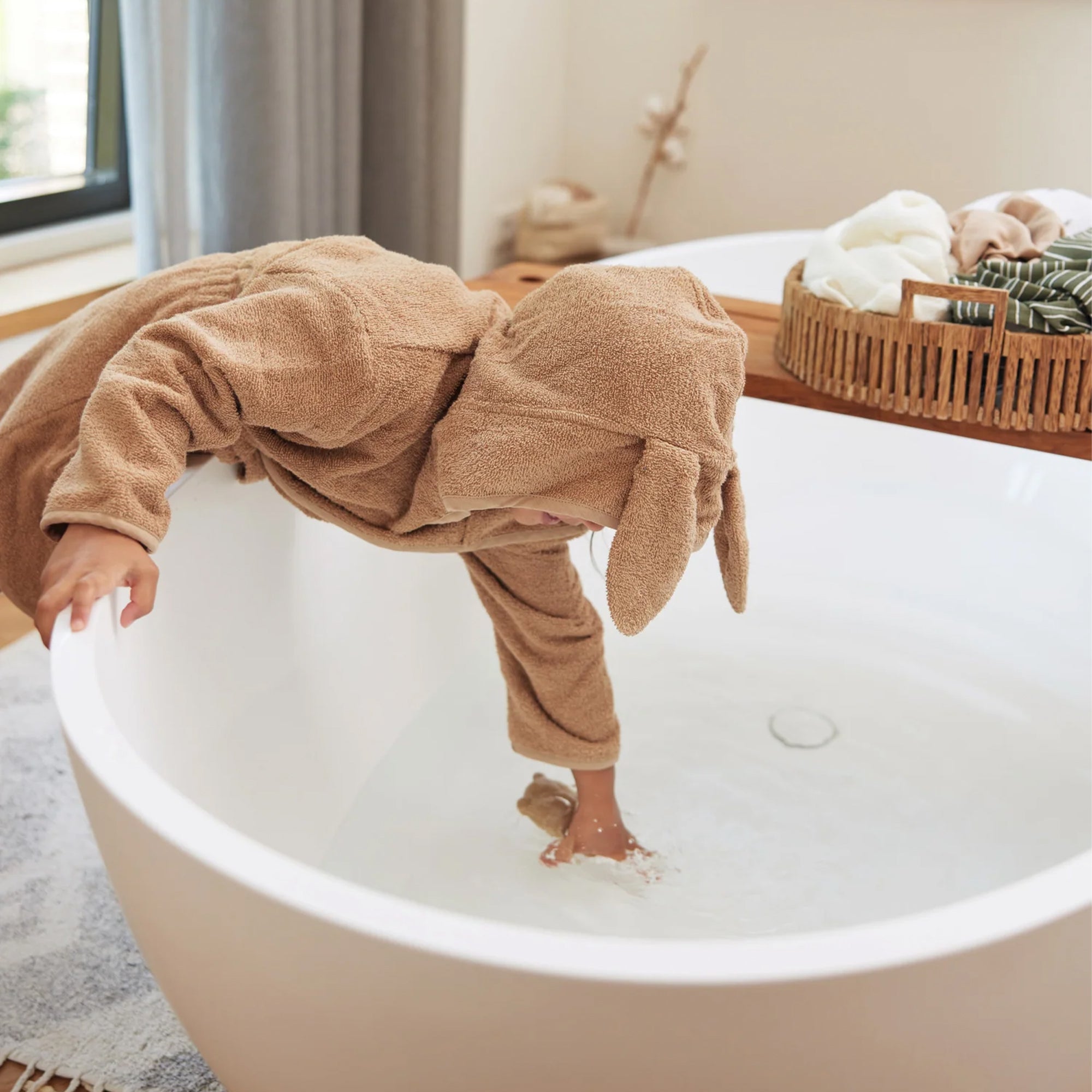 3-4 jaar Biscuit - Badjas