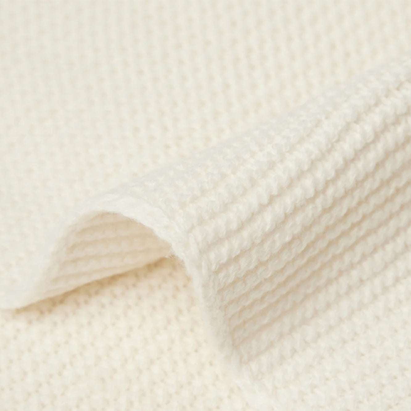 Basic Knit Ivory - Deken