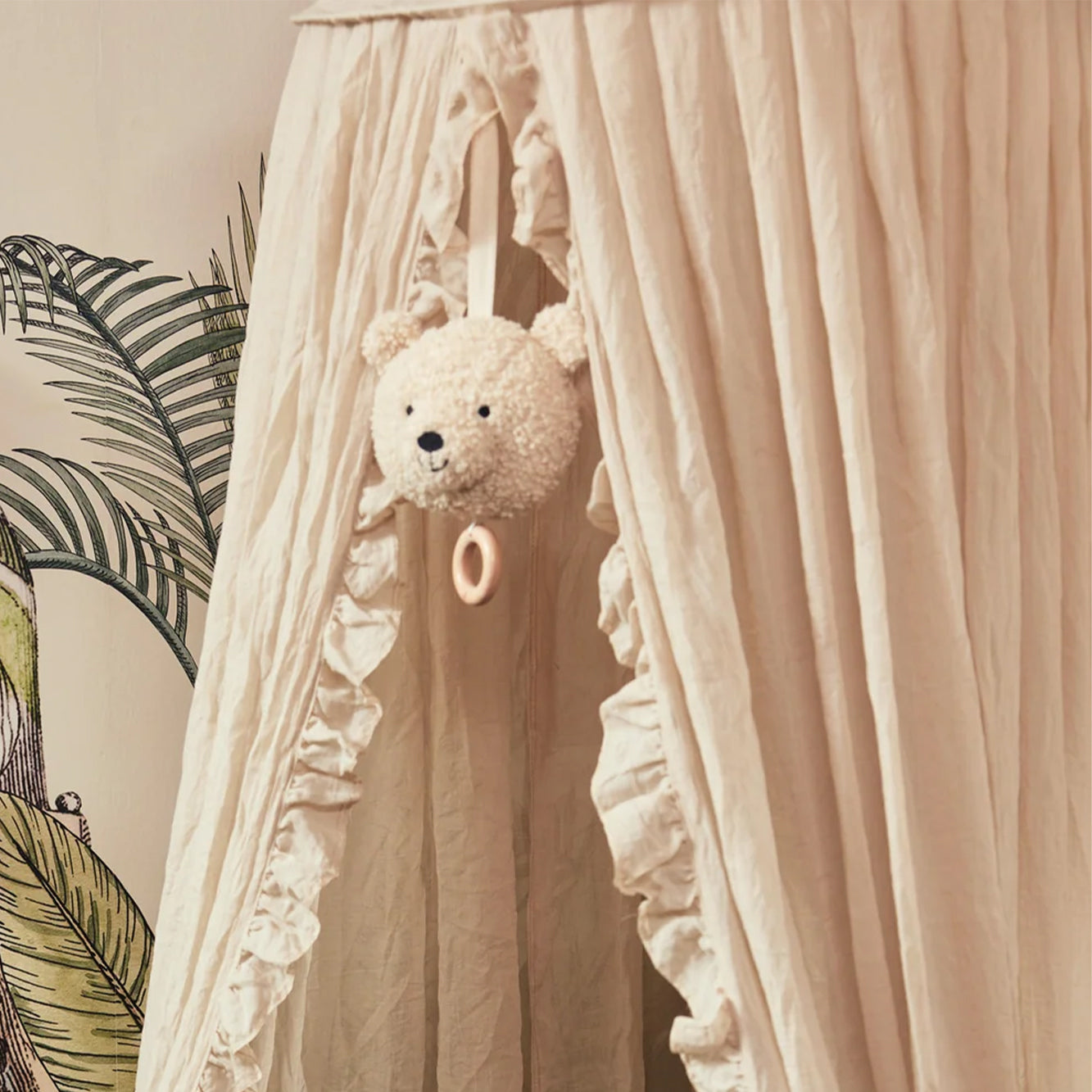 Vintage 245cm Ruffle Nougat - Klamboe