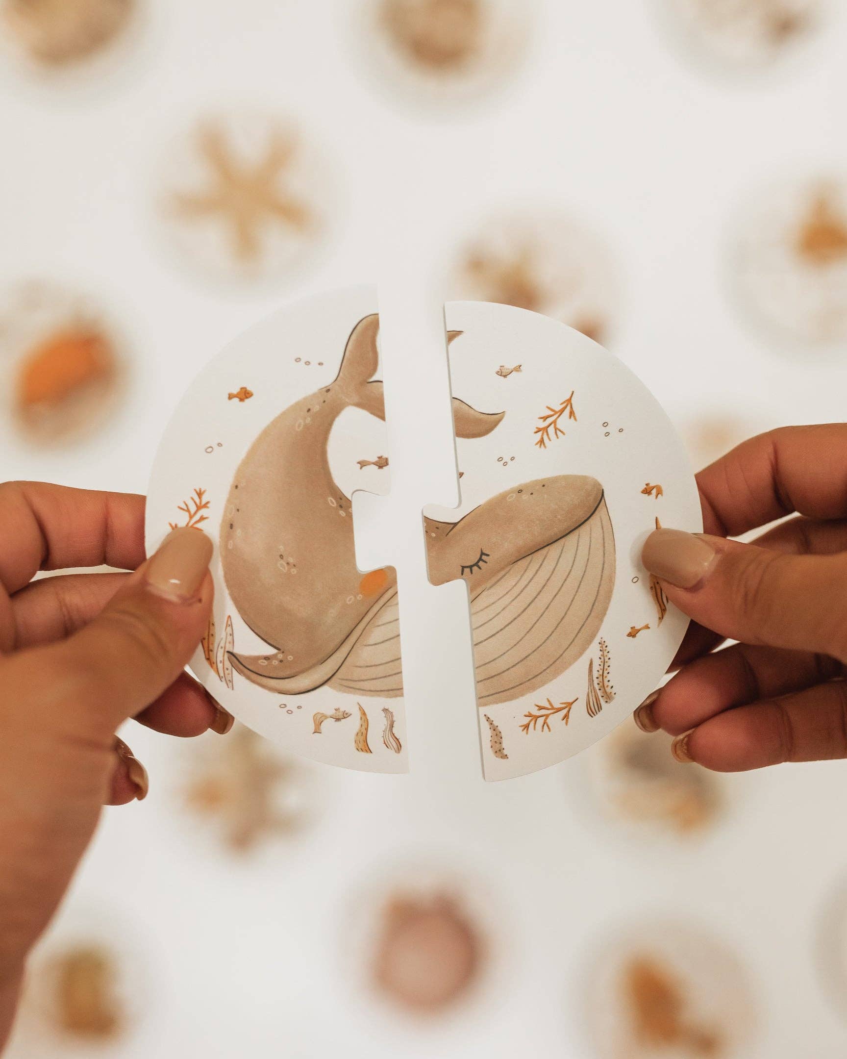 Floating sea creatures - Bath puzzle