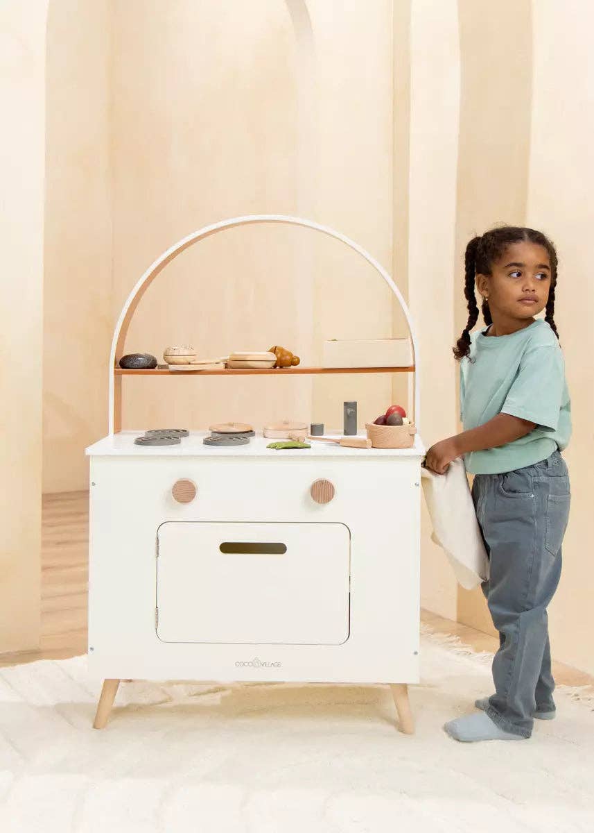 Wooden Terrazzo Toys - Children's Kitchen