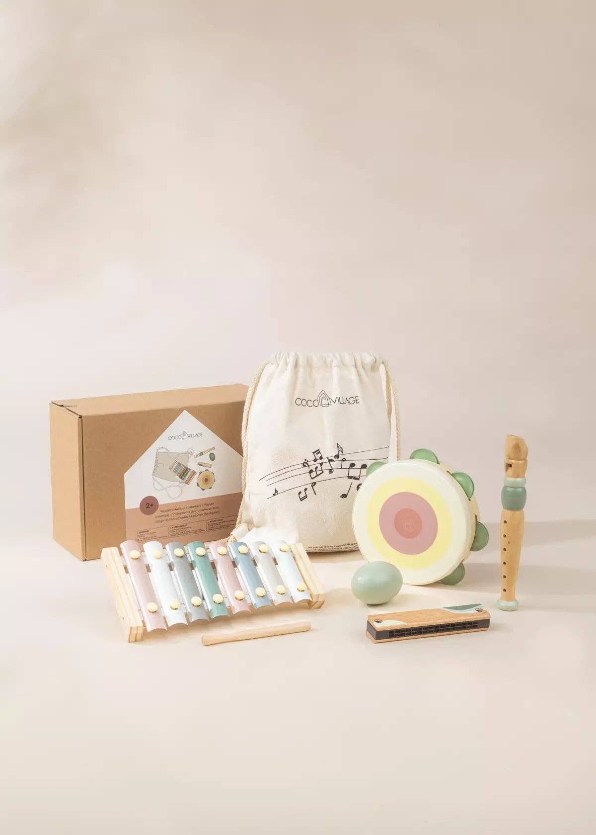 Houten Speelset - Muziekinstrumenten
