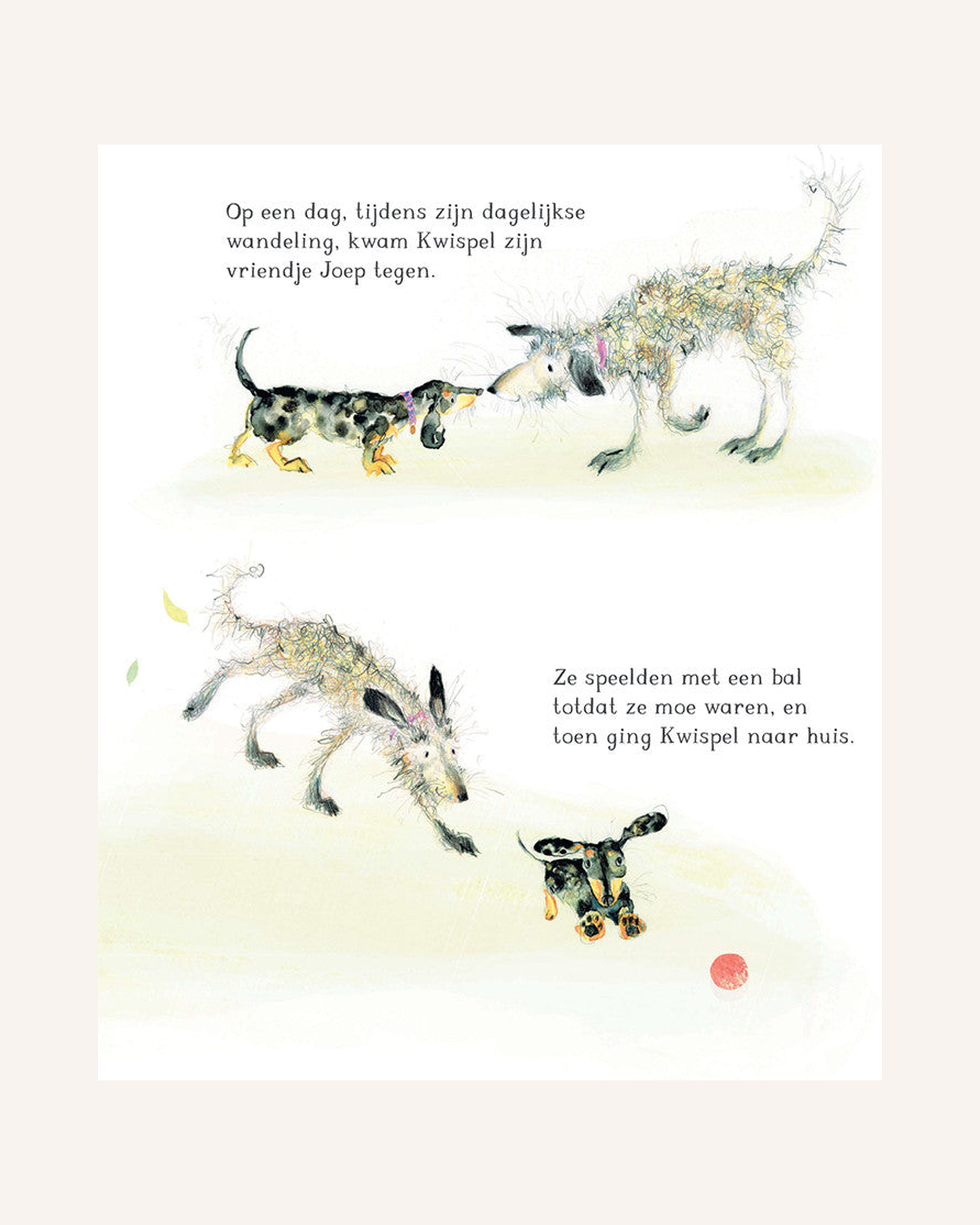 Kwispel, de lieve hond – binnenwerk pagina 4
