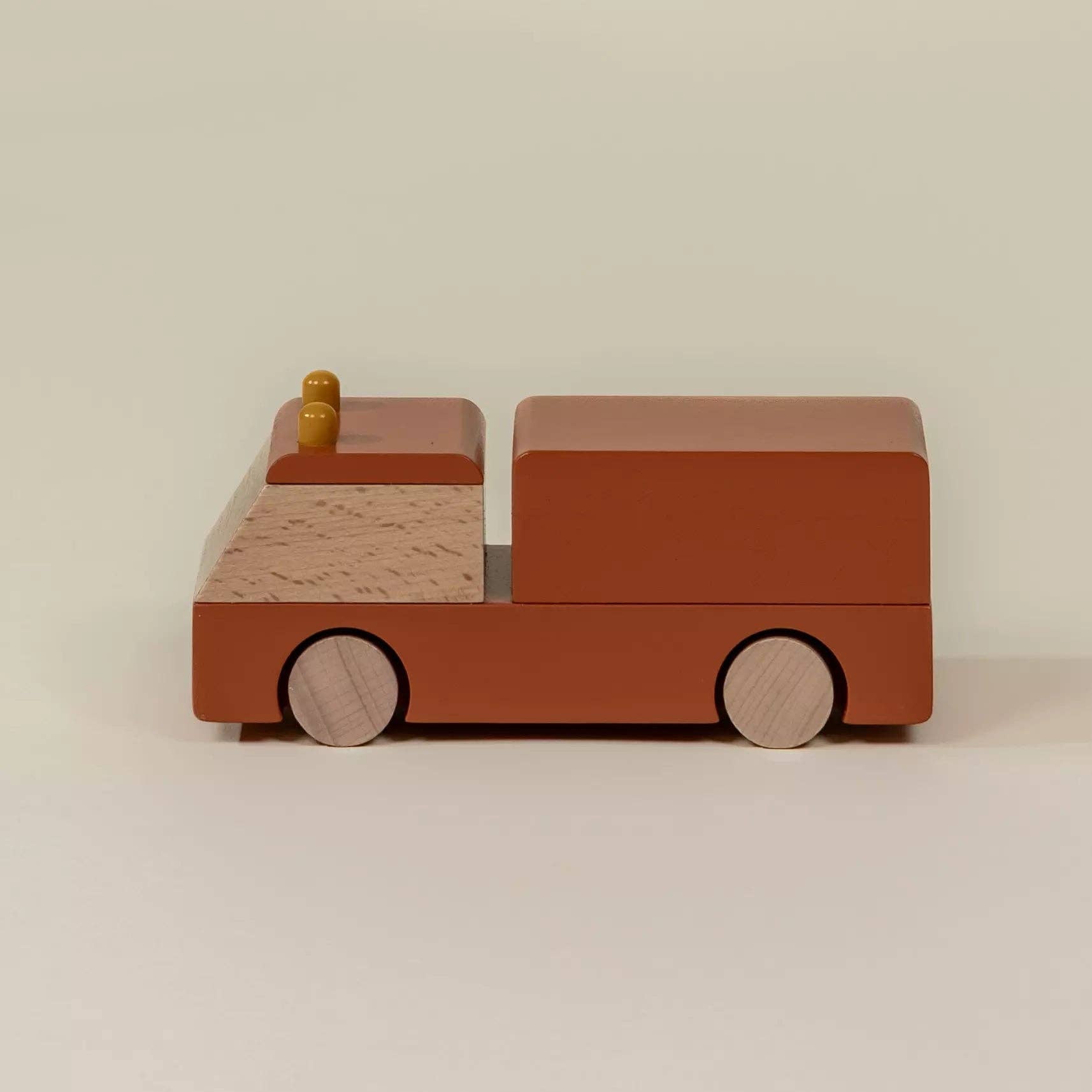 Houten Brandweerwagen | Stevig houten stadsvoertuig