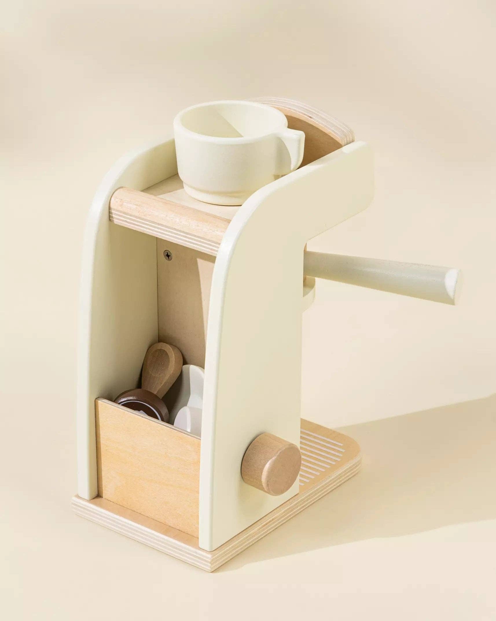 Wooden coffee maker with accessories - Playset