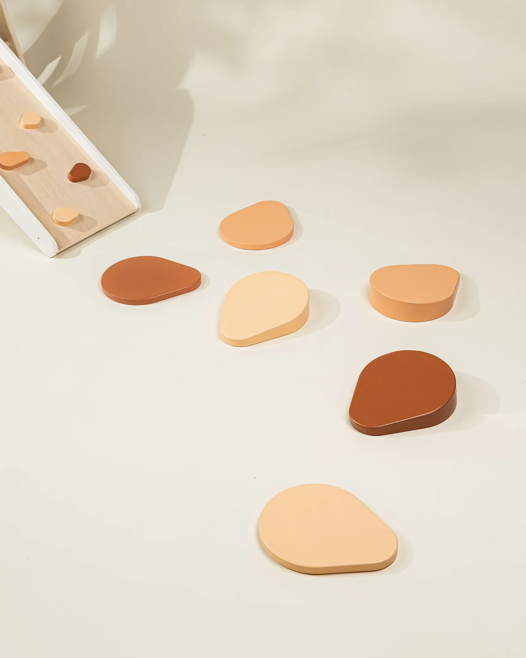 Wooden stepping stones 6 pieces - Balance set