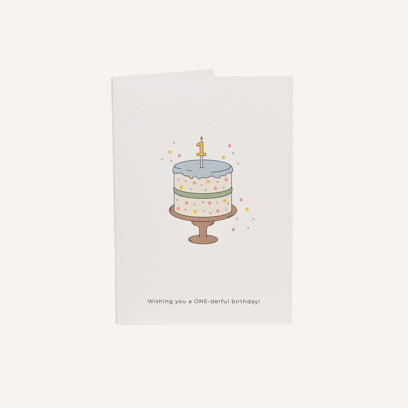 Have a ONE-derful birthday - Kaart met envelop