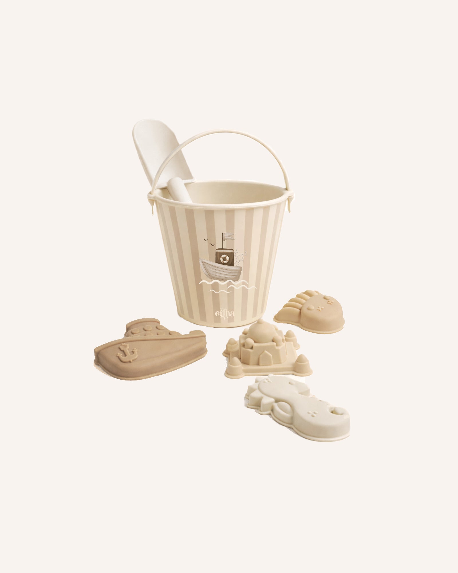 Silicone bucket and scoop - Beach set