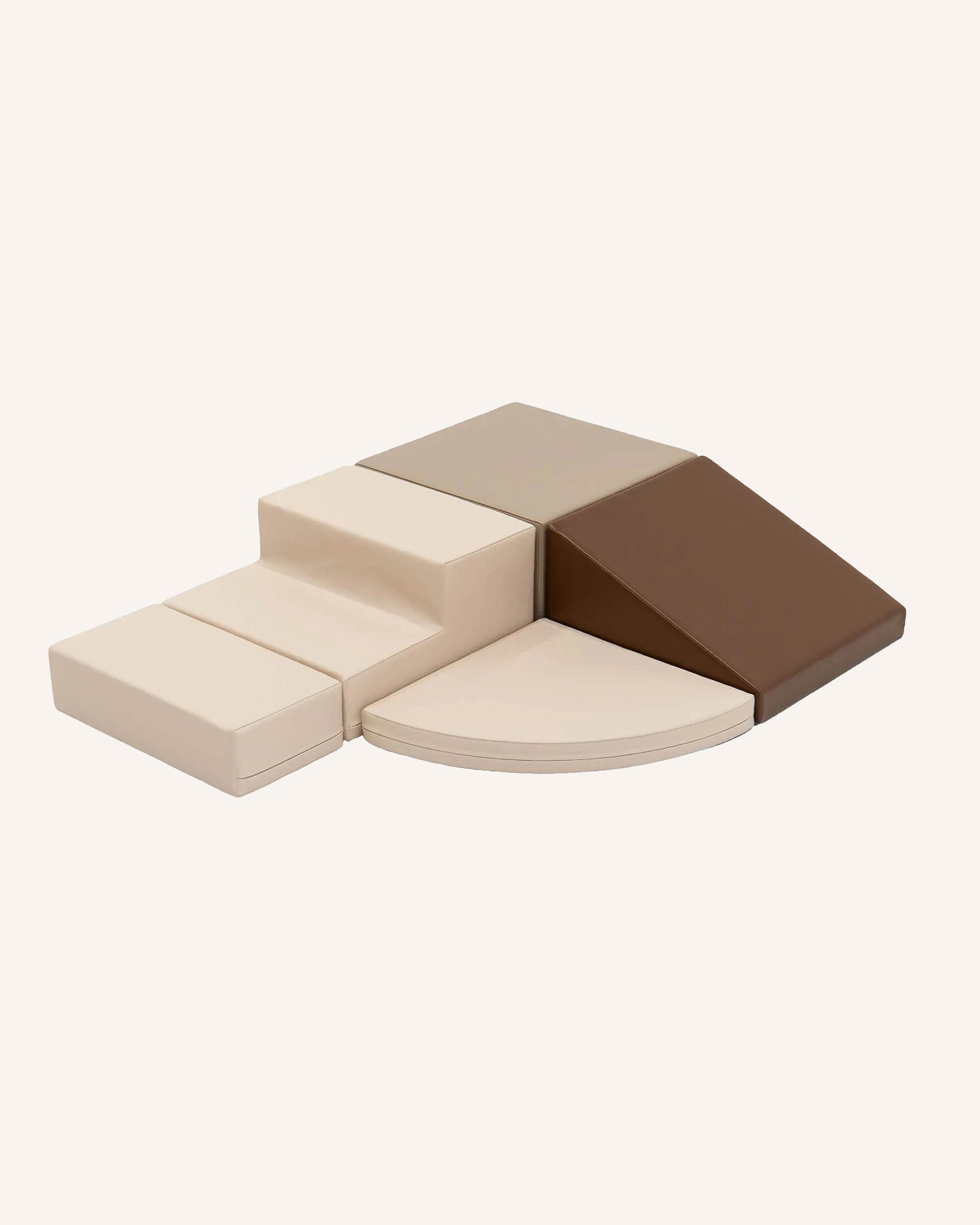 Zachte Foam Bruin & Beige - Hoekklimmer 5-delige Set