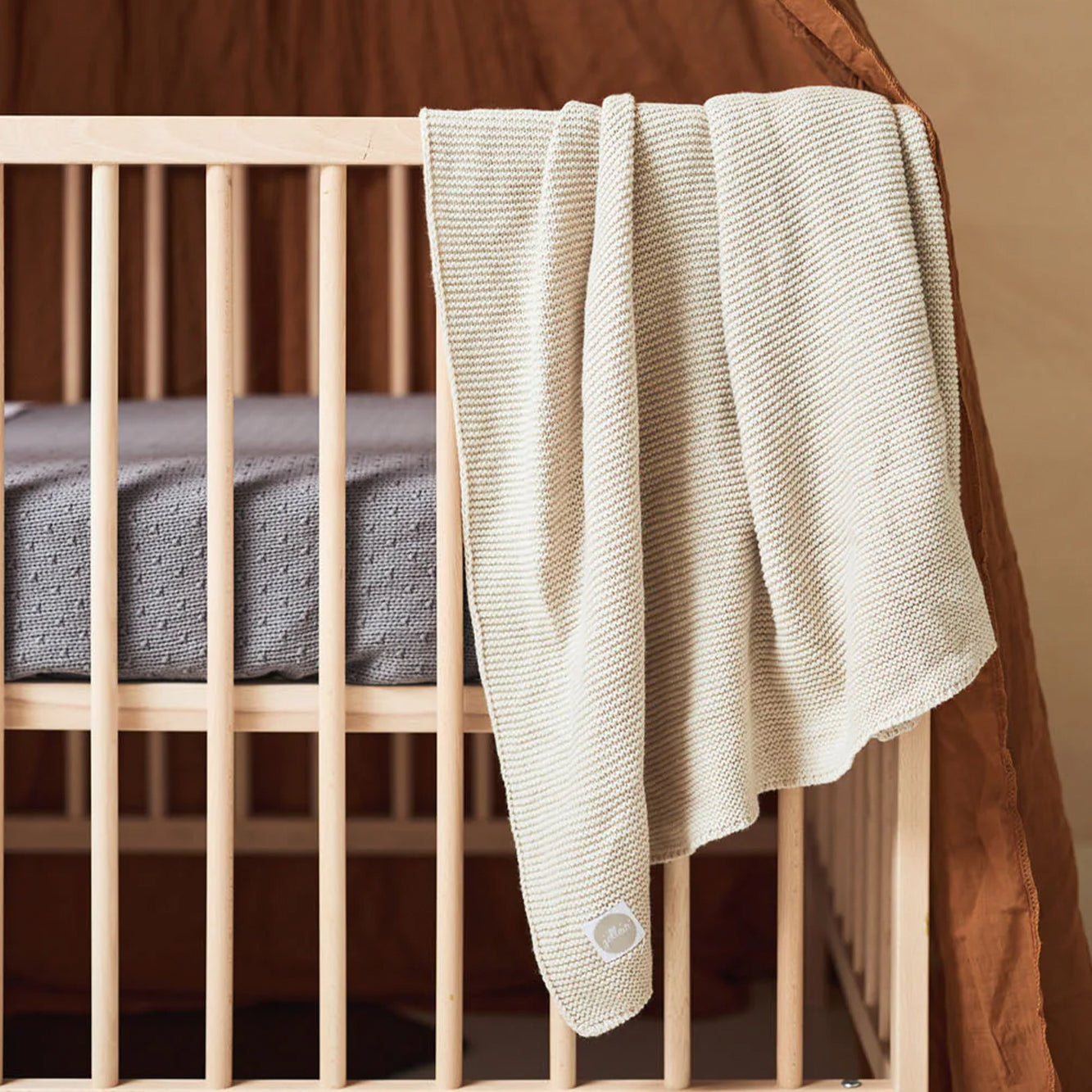 Basic Knit Nougat - Blanket