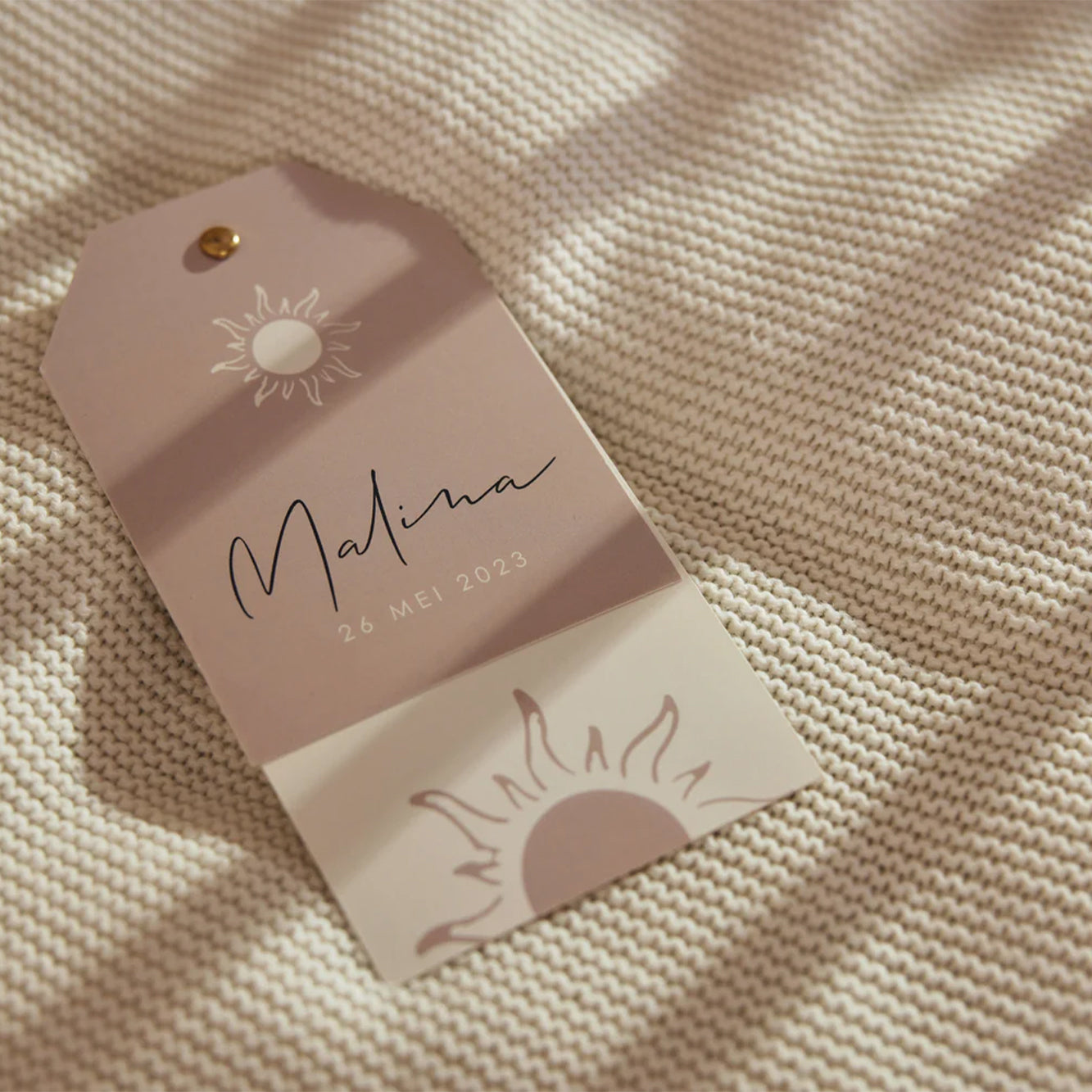 Basic Knit Nougat - Blanket