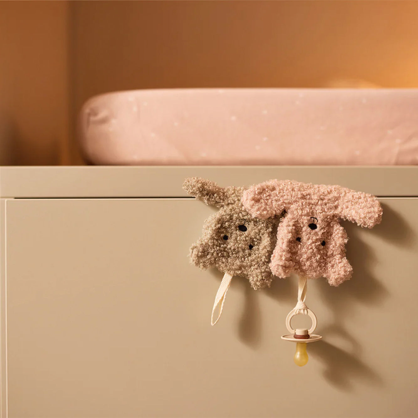 Teddybeer Olive Green - Speendoekje