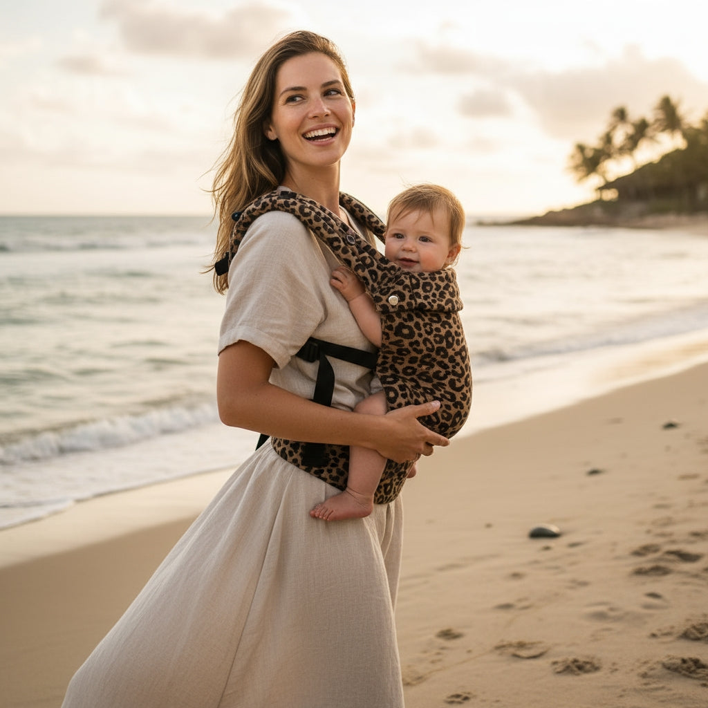 LEOPARD-DRAAGZAK-BABY-KIDS-ERGNOMISCH