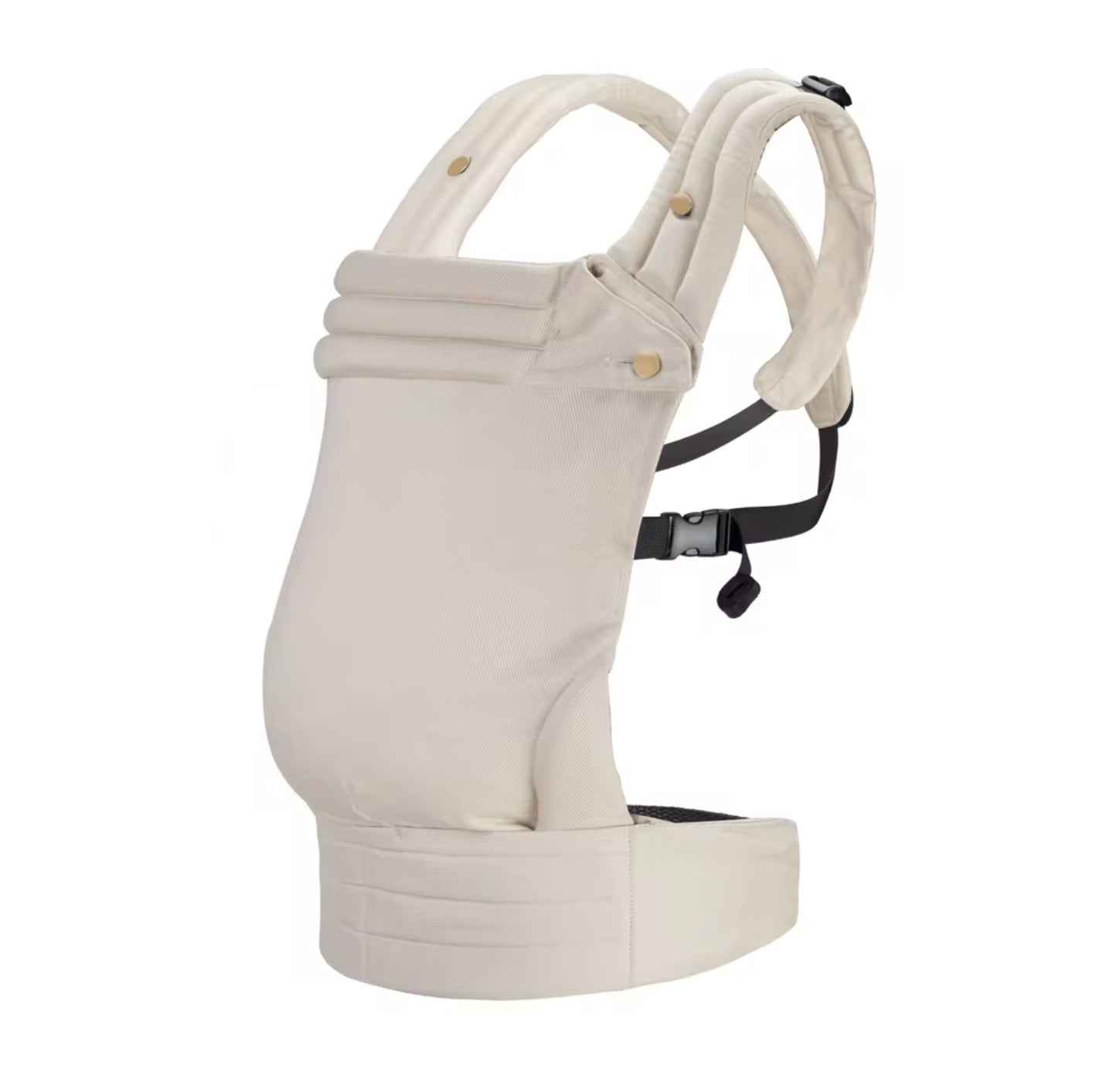 beige-ergonomische-comfortabelebabydrager-newborn-babyveiligedraagzak