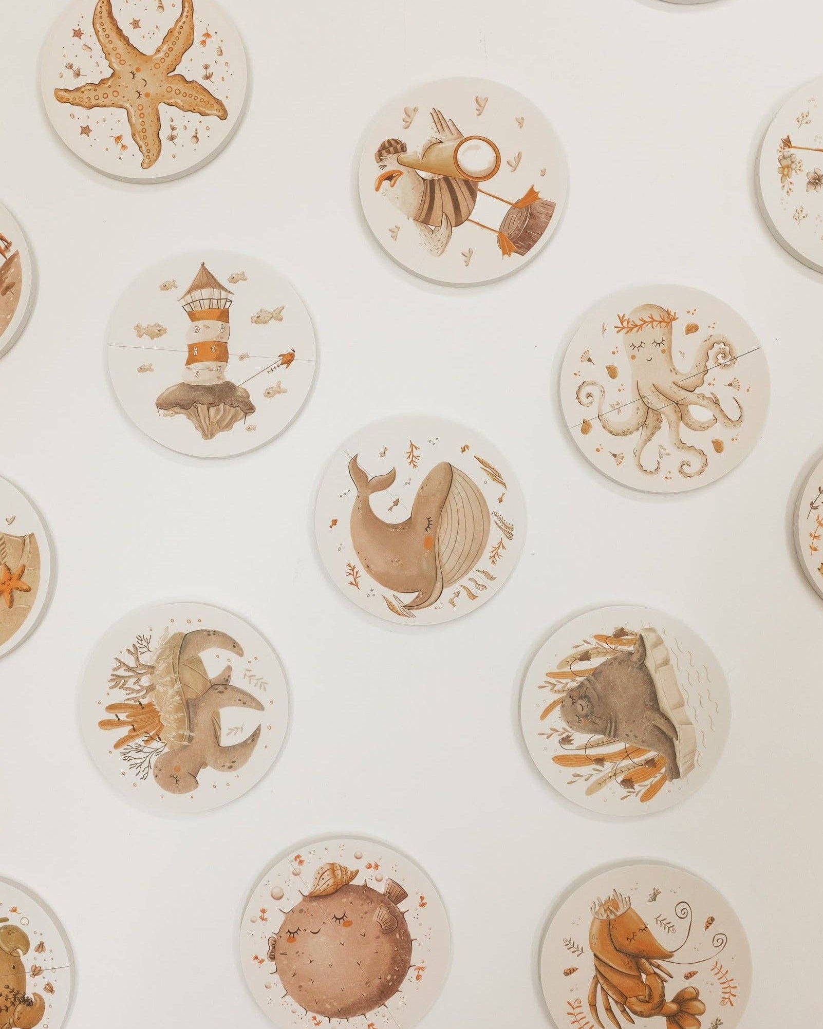 Floating sea creatures - Bath puzzle