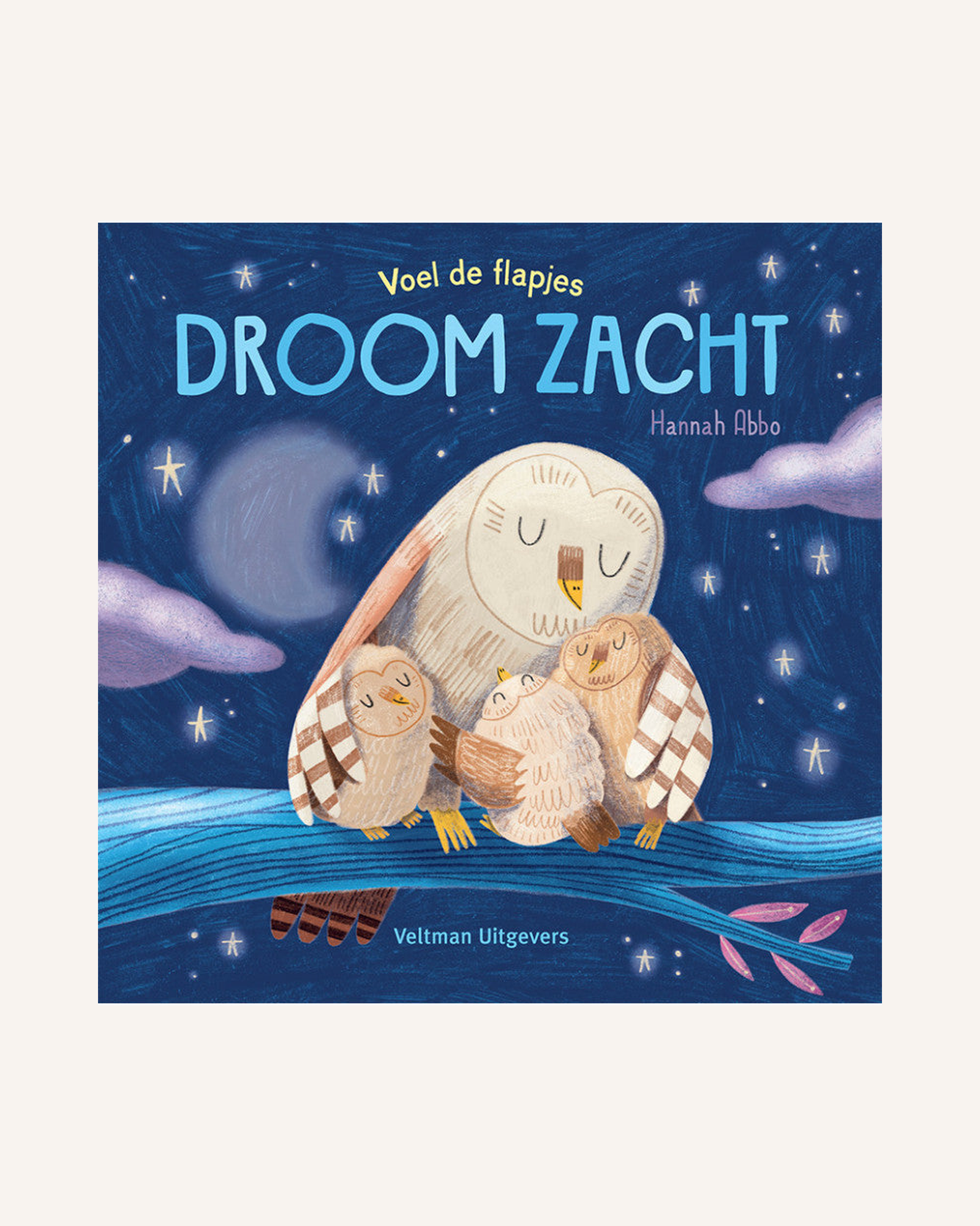 Droom zacht – omslag kinderboek