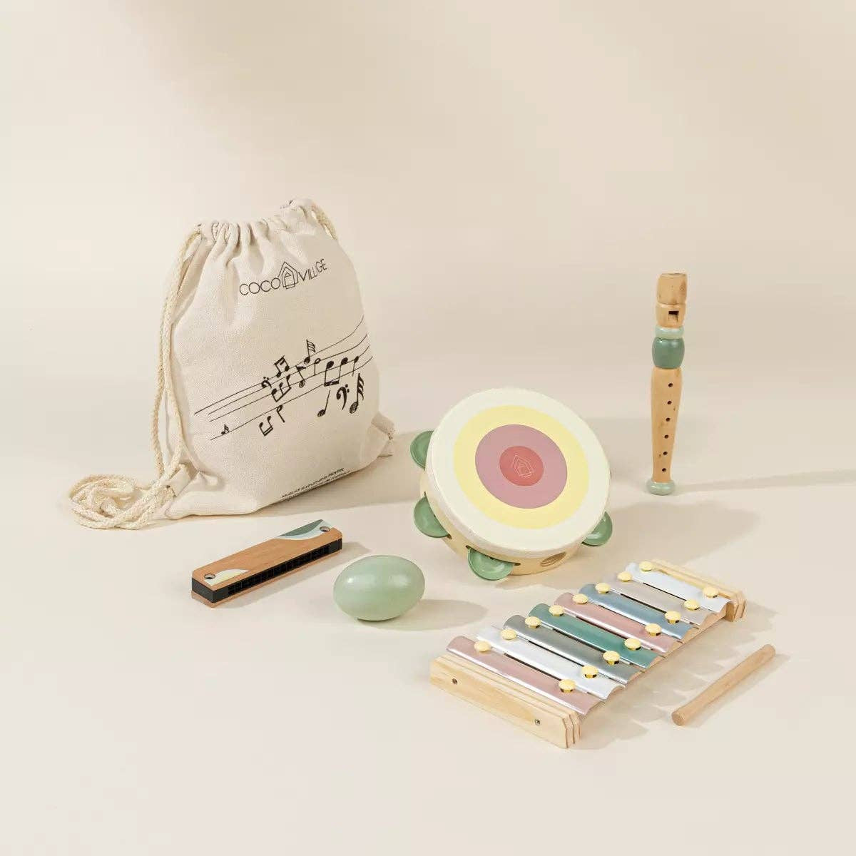 Houten Speelset - Muziekinstrumenten
