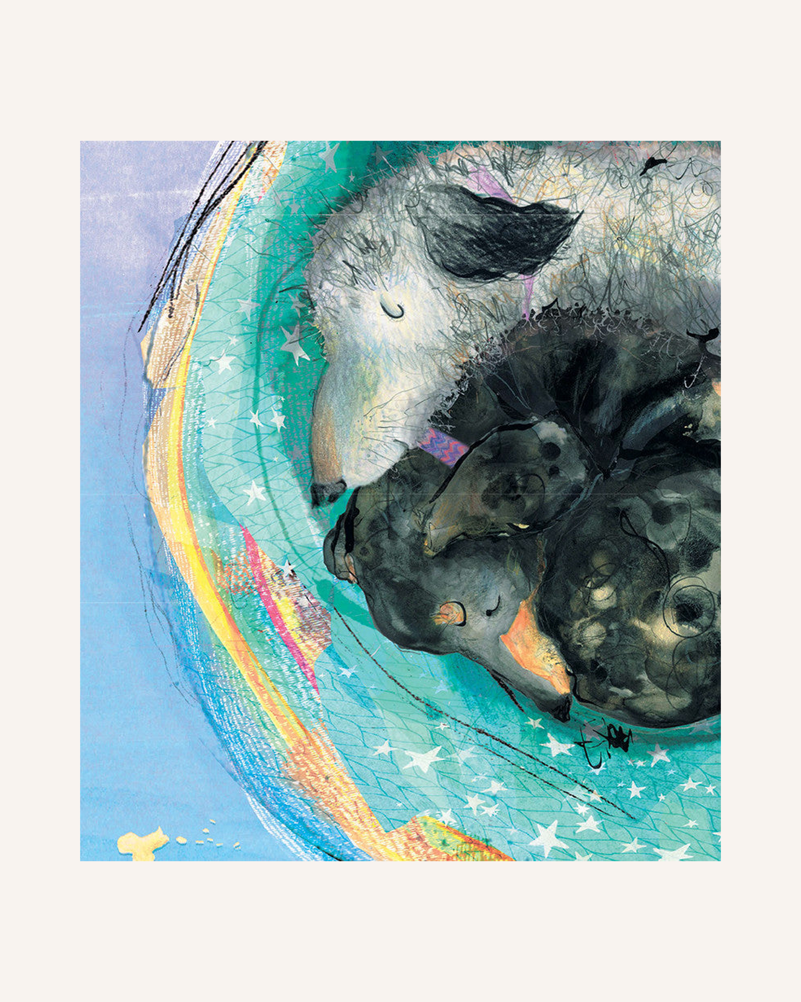 Kwispel, de lieve hond – binnenwerk pagina 1